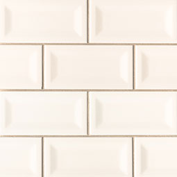 Almond Glossy Subway Tile