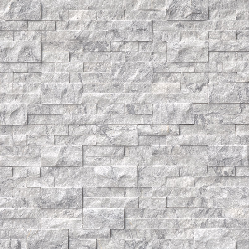 Arabescato Carrara Stacked Stone Panels