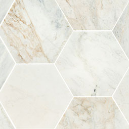 Arabescato Venato 8" Hexagon Honed Tile Thumb