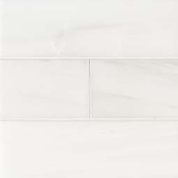 Bianco Dolomite Subway Tile 4x12 Polished