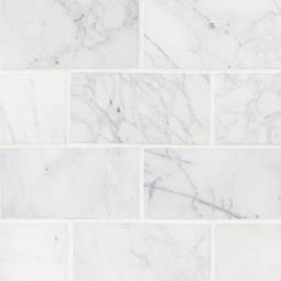 Calacatta Cressa White Subway Tile