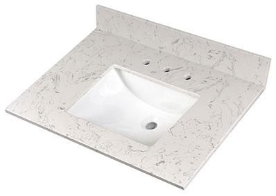 Carrara Sky Vanity Top