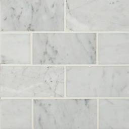 Carrara White Subway Tile