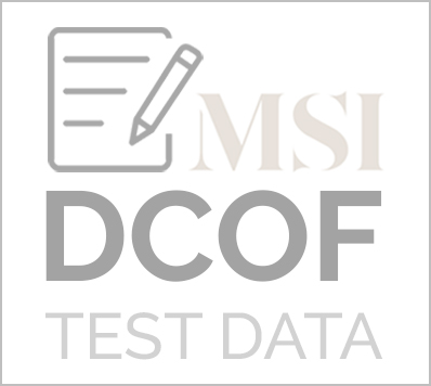 Eden Dolomite Dcof Test Data