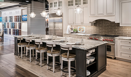 Kitchen with Granite countertops