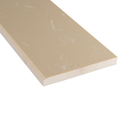 Engineered Beige 6x73x0.62 Polished Single Beveled