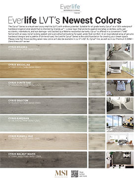 Everlife LVT's Newest Colors