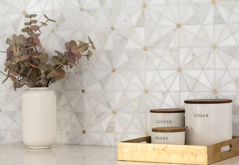 Geometric Backsplash Tile