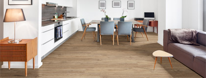 glenridge LVP Wood Look floor in living room