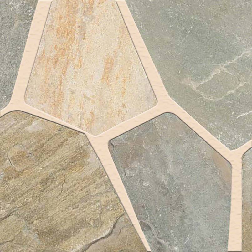 Golden White Flagstones