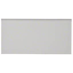 Gray Glossy 3X6 Single Bull Nose Tile Trim