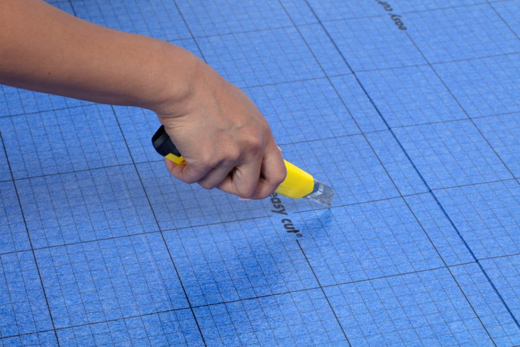 Step Two Of Installing LVT Vinyl Plank Flooring