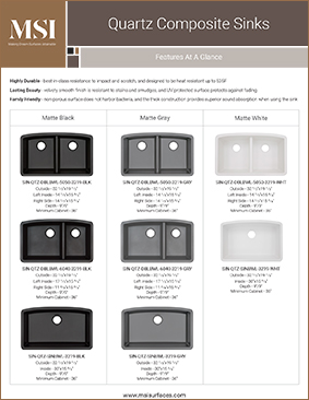 Quartz Composite Sink