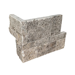 Silver Travertine XLrockmount Panels 9x18 corner