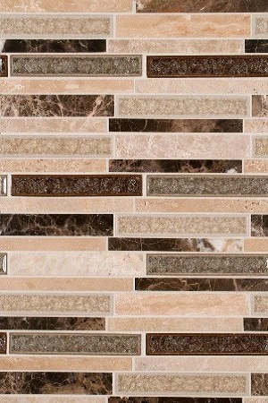 Stonegate Glass Stone Blend Backsplash Design