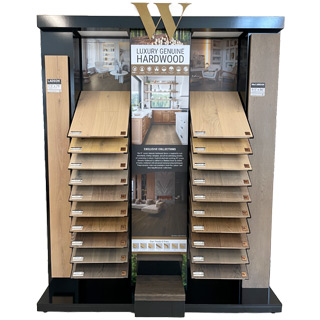 W™ HARDWOOD DISPLAY TOWER