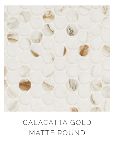 Calacatta Gold Matte Round